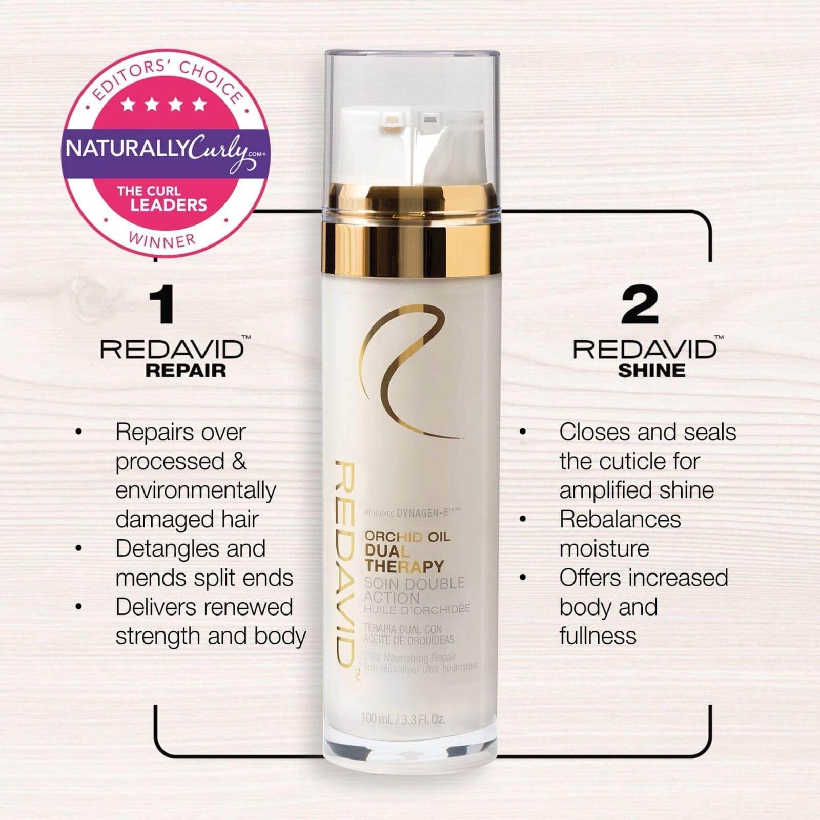 Part 2 REDAVID SHINE scellant la cuticule et apportant de la brillance.