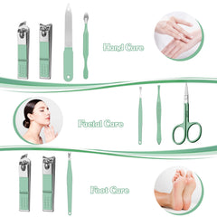 RedFlow ciseaux-ongles mains vert: coupe precis et soin quotidien