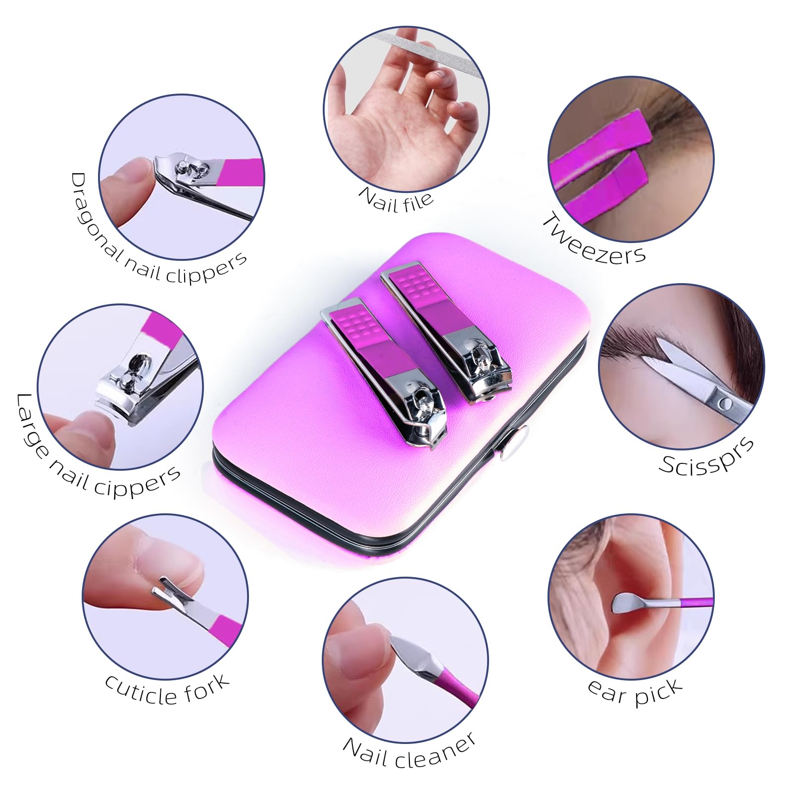 RedFlow coffret voyage manucure, compact et léger pour déplacements.