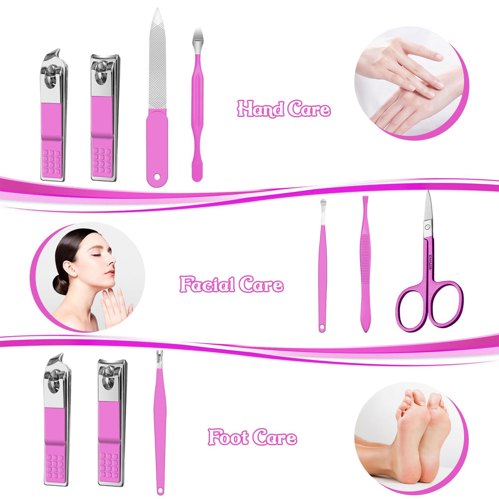 RedFlow coupe-ongles 8 en 1 portable, précis pour ongles nets partout.