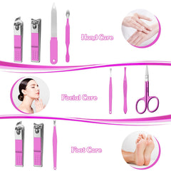RedFlow coupe-ongles 8 en 1 portable, précis pour ongles nets partout.