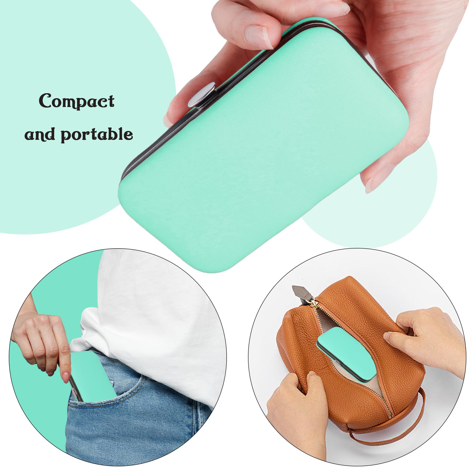 RedFlow etui cuir vert: rangement securise pour vos outils