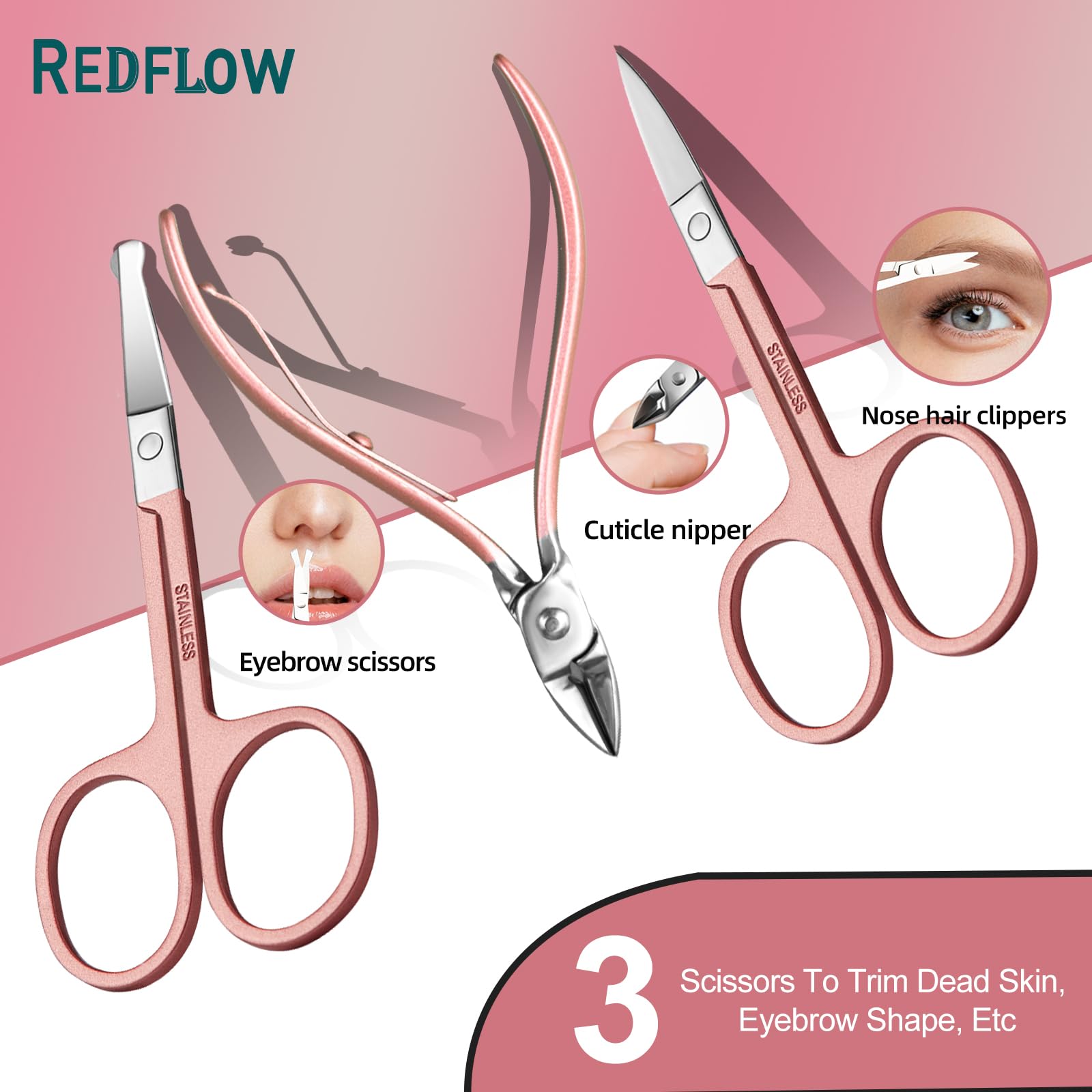 RedFlow lime à ongles, finition nette et soignée.