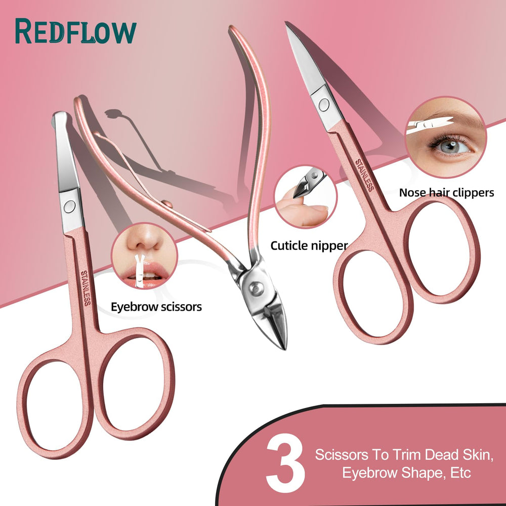 RedFlow lime à ongles, finition nette et soignée.