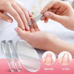 RedFlow lime à ongles verre nano, durable et lavable après soin