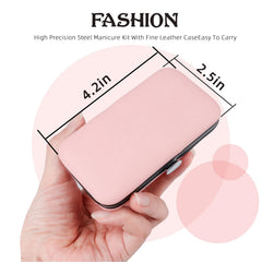 RedFlow Outils manicure mains visage 8-en-1 kit complet pour soins quotidiens.
