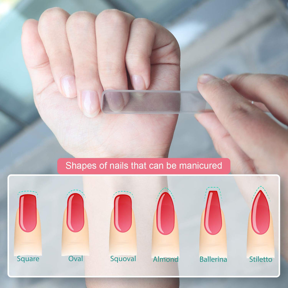 RedFlow verre nano adapté aux ongles naturels et artificiels