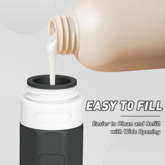Redfly silicone sans BPA, étanches et réutilisables pour liquides.