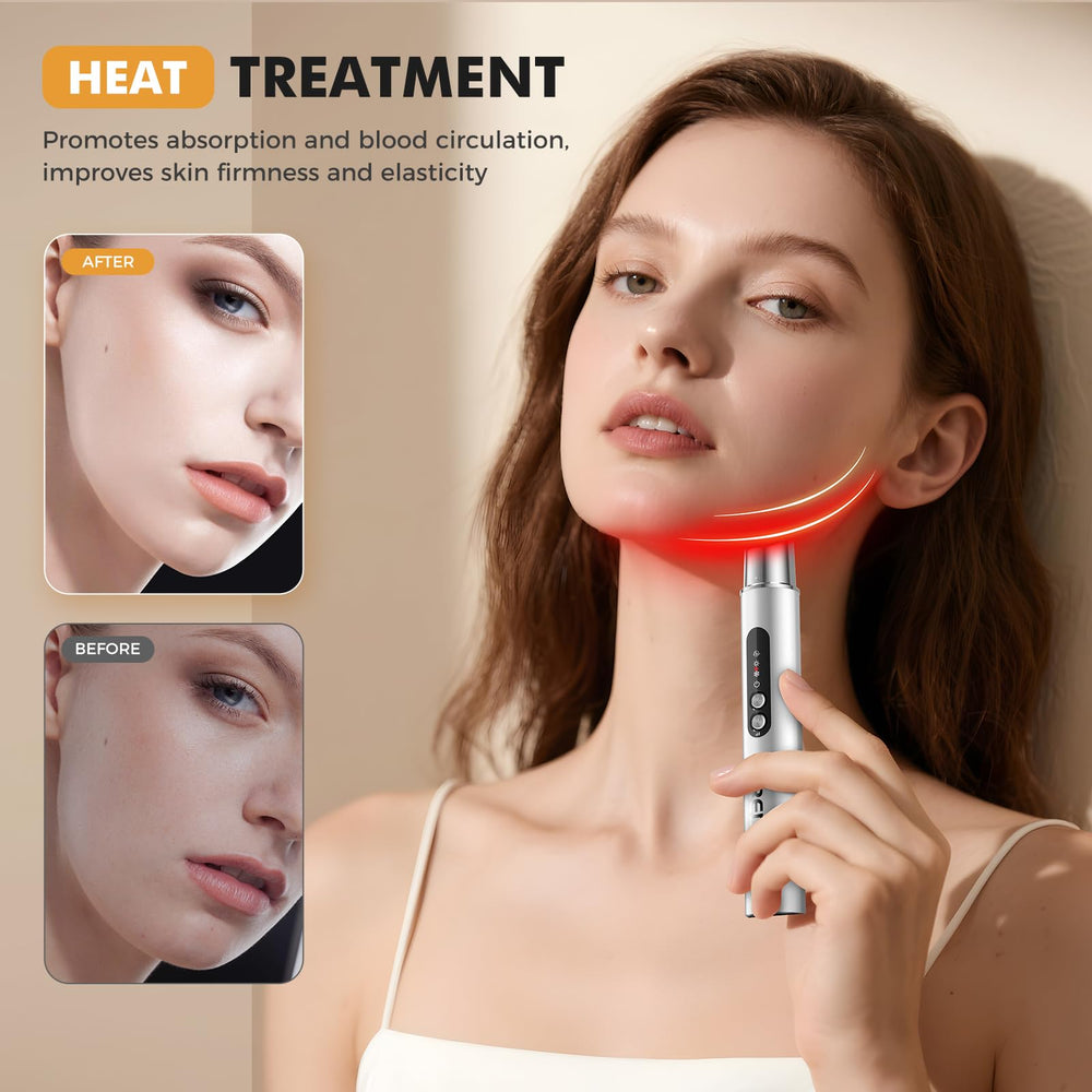 RedLOOK format compact portable pour visage et yeux à domicile ou au travail.