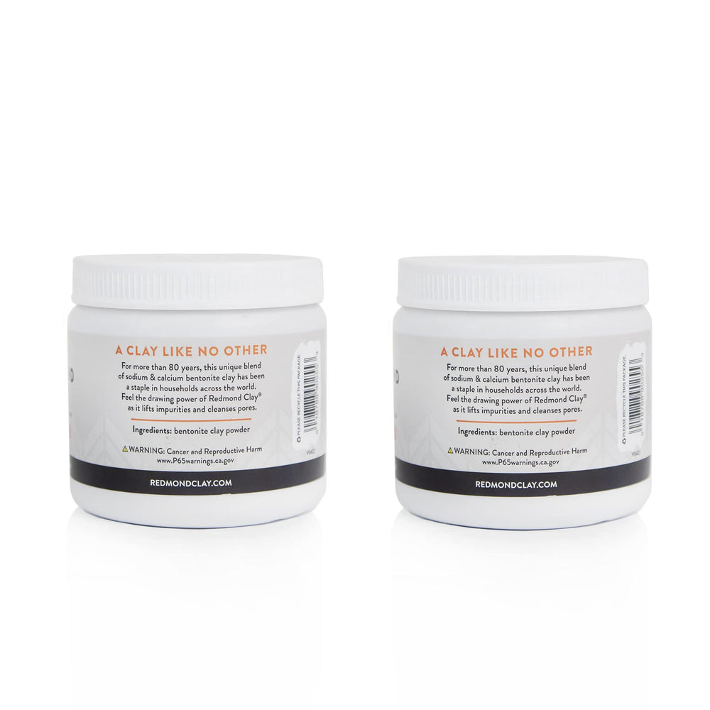 REDMOND Clay attire les impuretés des pores et aide à prévenir les pores bouchés.