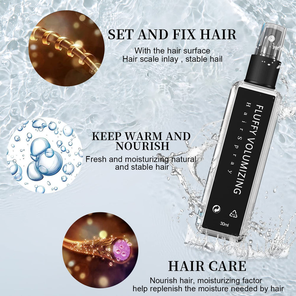 Coiffage simple avec Rednow Glee Ice sur cheveux secs.