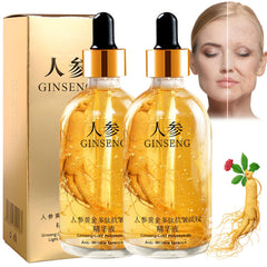 Rednow Sérum Ginseng – bouteille, absorption rapide pour raffermir la peau.