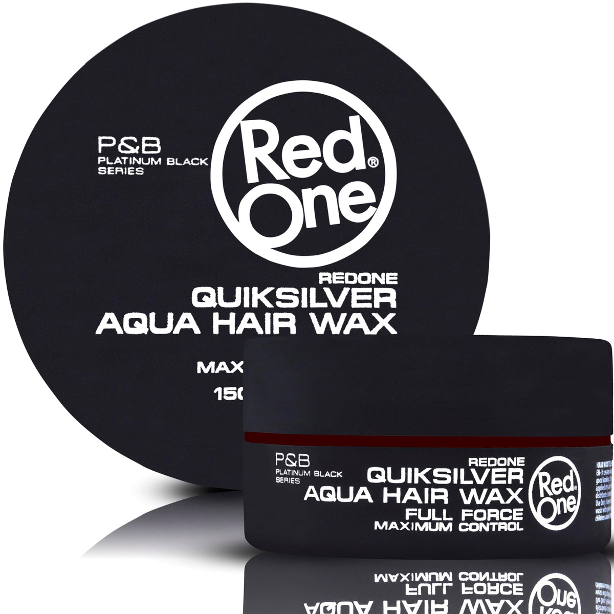 Pot gris Redone cire-coiffante, brillance nette et tenue durable visibles