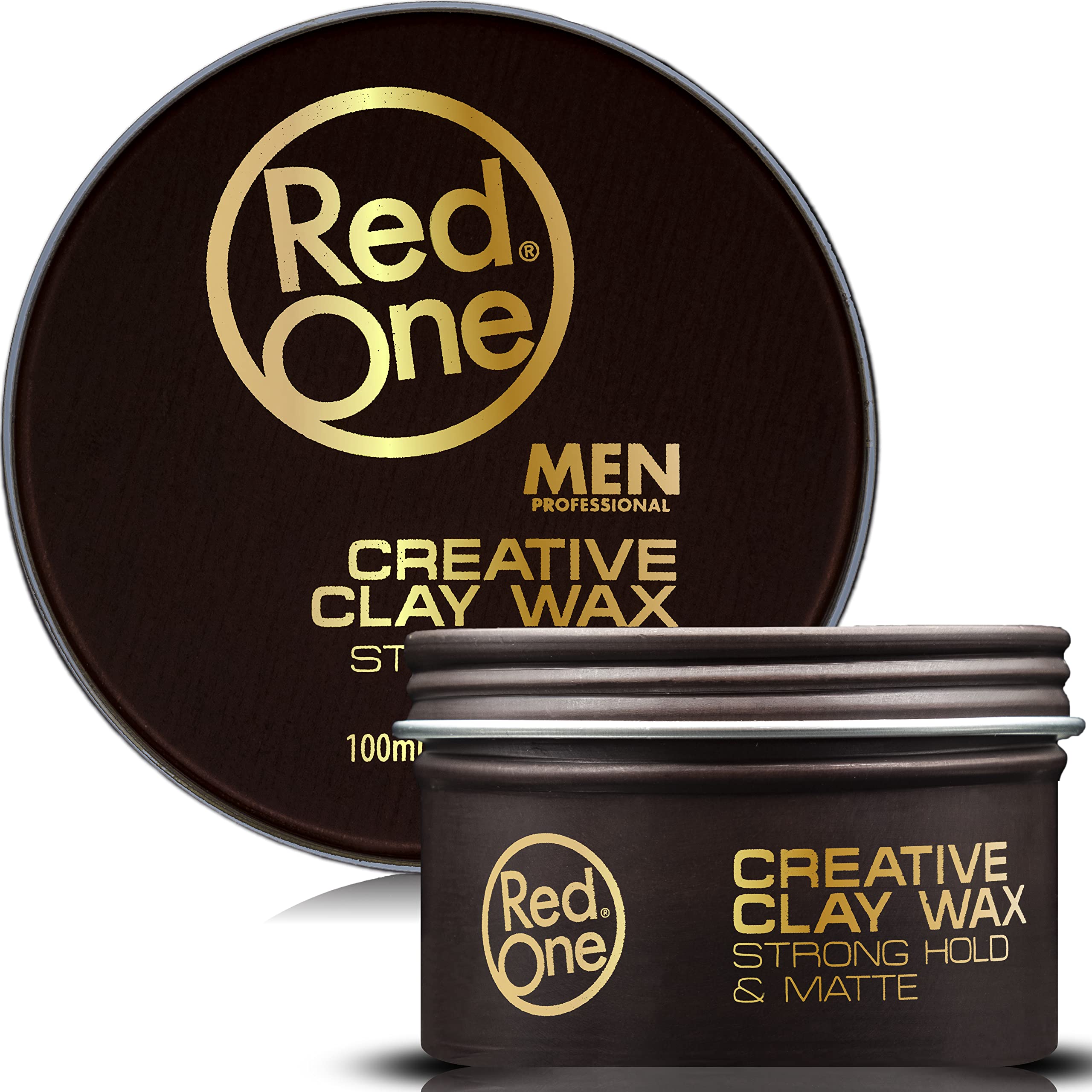 Redone Creative Clay Wax bocal 100ml avec finition mate pour une tenue durable.