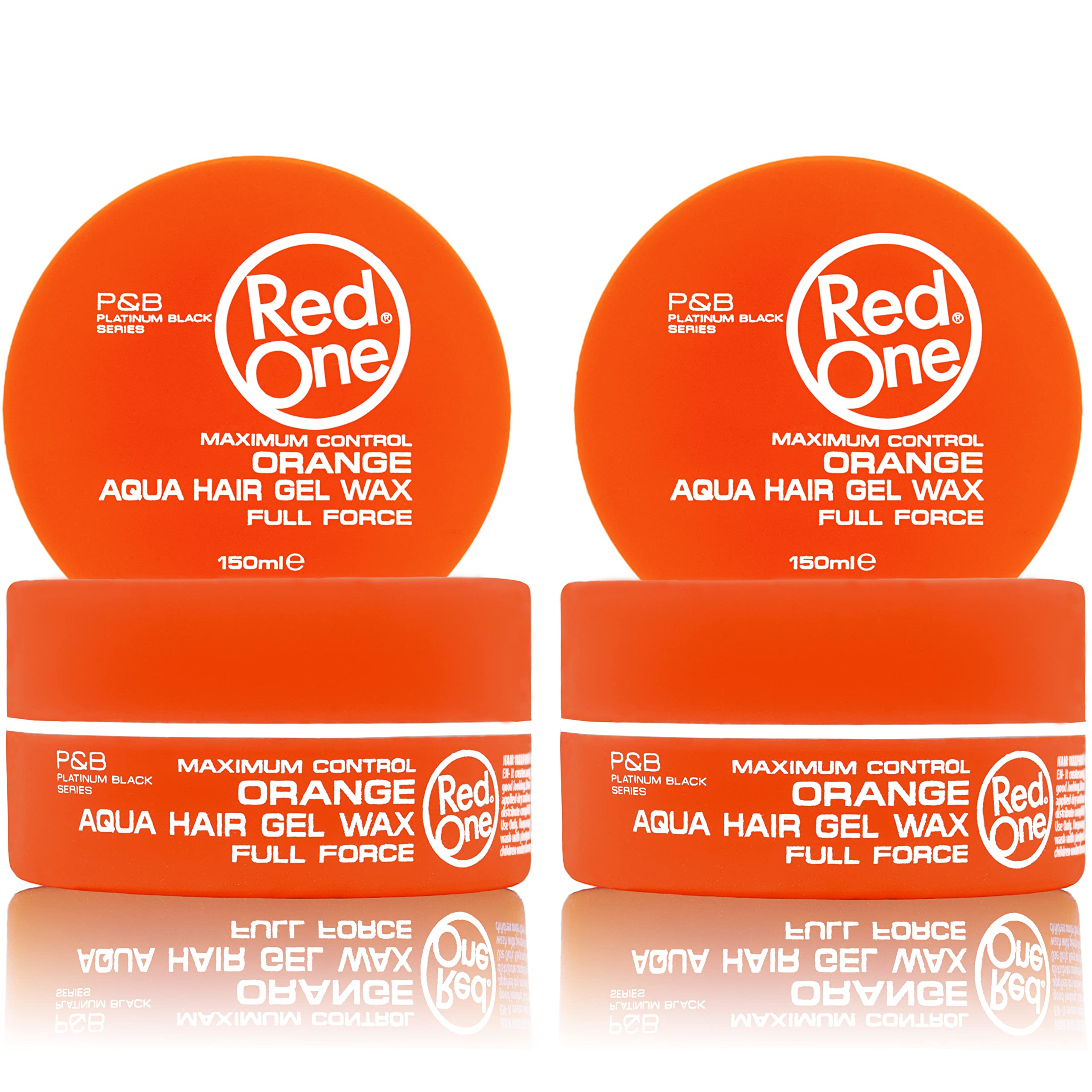 Redone — cire capillaire orange, paquet duo, tenue longue durée et brillance professionnelle.