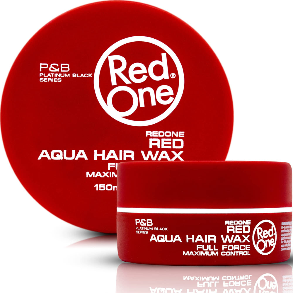 Red One Aqua Cire Cheveux – la bouteille pratique pour un coiffage rapide.