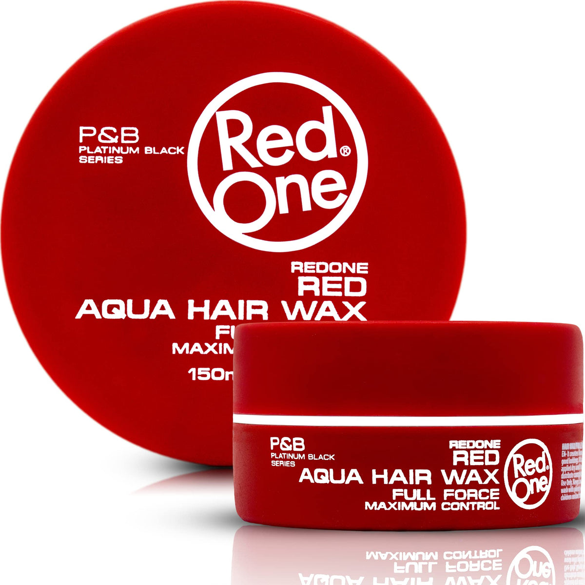 Red One Aqua Cire Cheveux – la bouteille pratique pour un coiffage rapide.