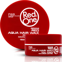 Red One Aqua Cire Cheveux – la bouteille pratique pour un coiffage rapide.