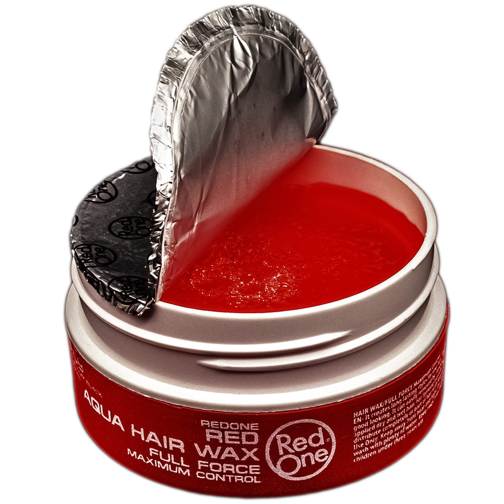 Red One Aqua Cire Cheveux – convient à tout type de cheveux.