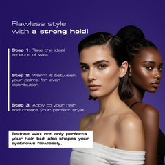 Redone Violetta - Application fluide sur cheveux pour un style homogène.