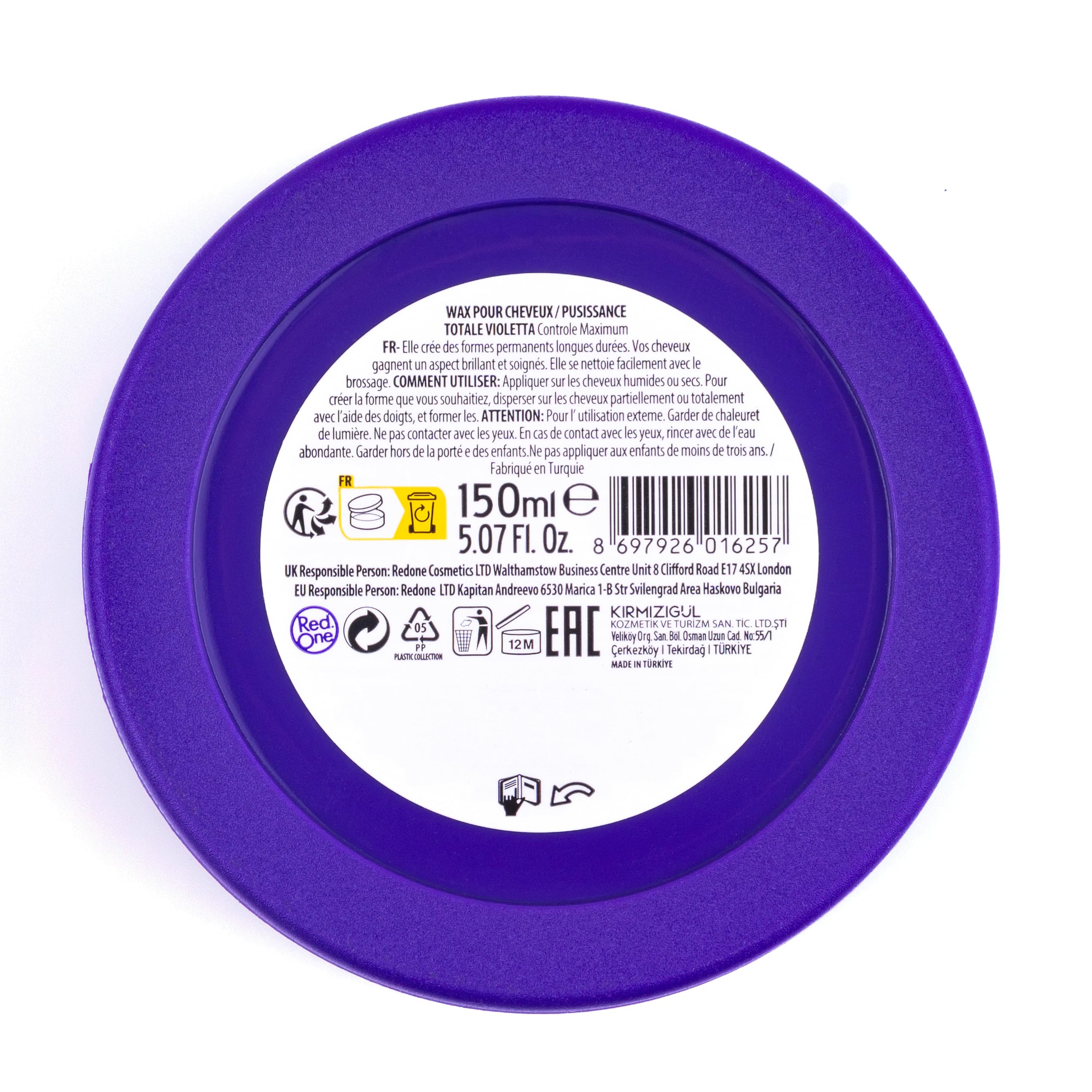 Redone Violetta - Maintien ferme idéal pour barbier et styles structurés.