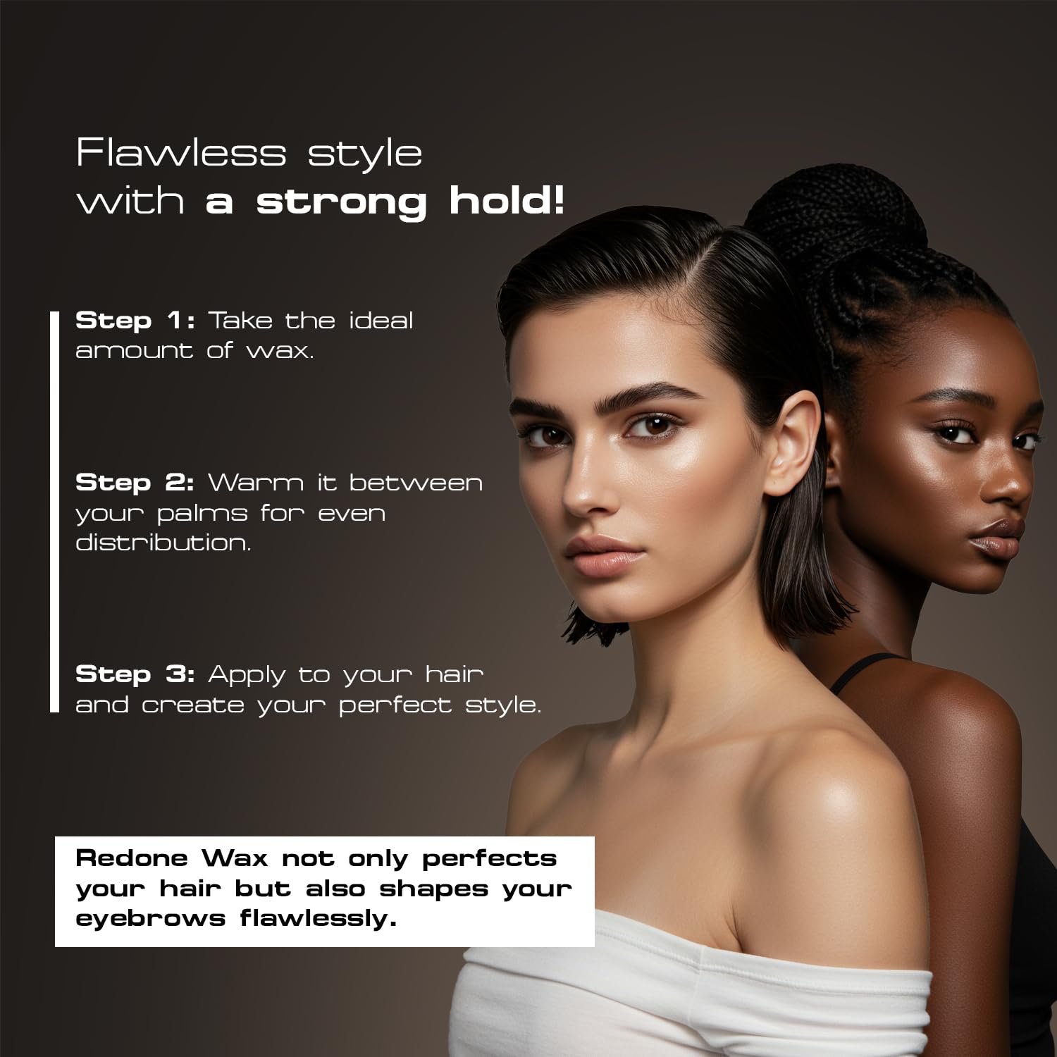 Redone Cire Noire — finition brillante pour un look soigné