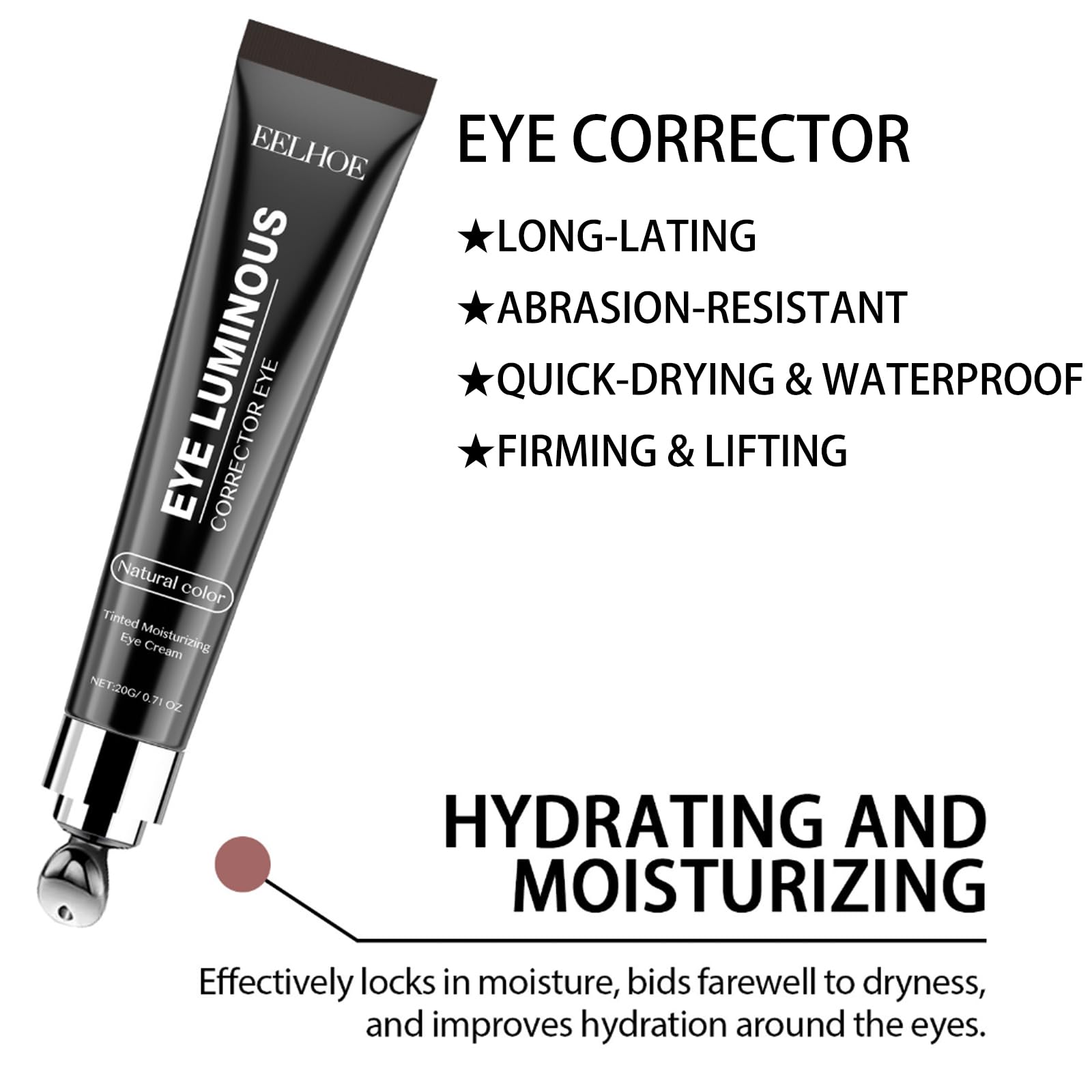 Hydratation délicate qui respecte le contour des yeux.