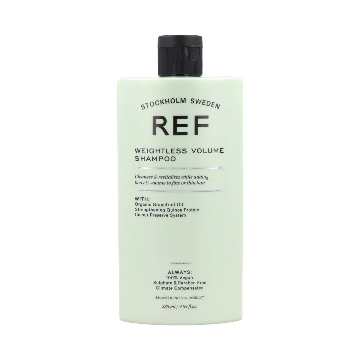REF Shampoing Volume Léger – bouteille prête à offrir du volume durable sans alourdir