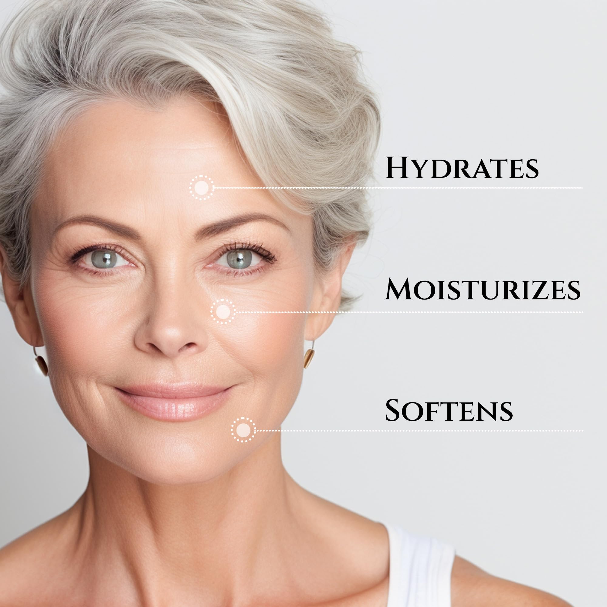 Refaflio sérum vitamine C – application matin, peau douce et tonifiée.