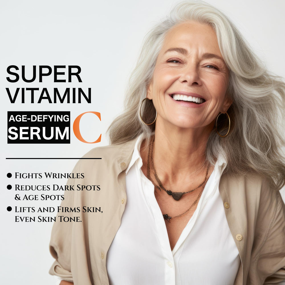 Refaflio sérum vitamine C – hydratation profonde pour peaux matures.