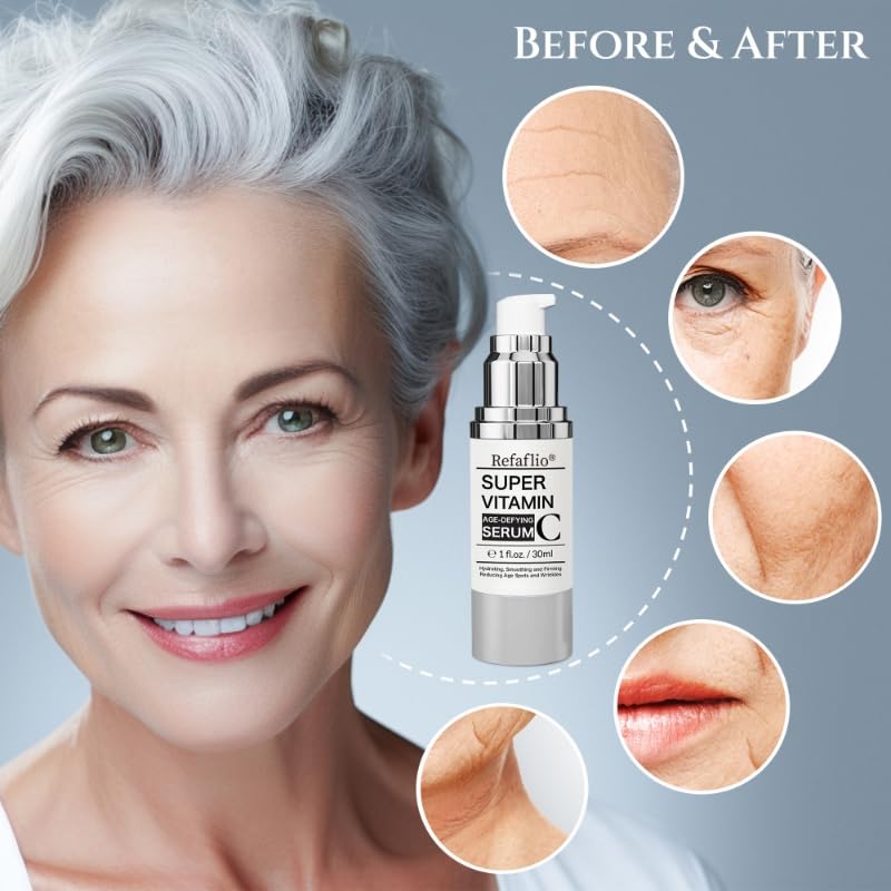 Refaflio sérum vitamine C – peau lumineuse et visiblement plus ferme.