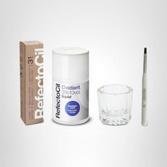 Accessoires du kit: pinceau et plat doseur pour le mélange