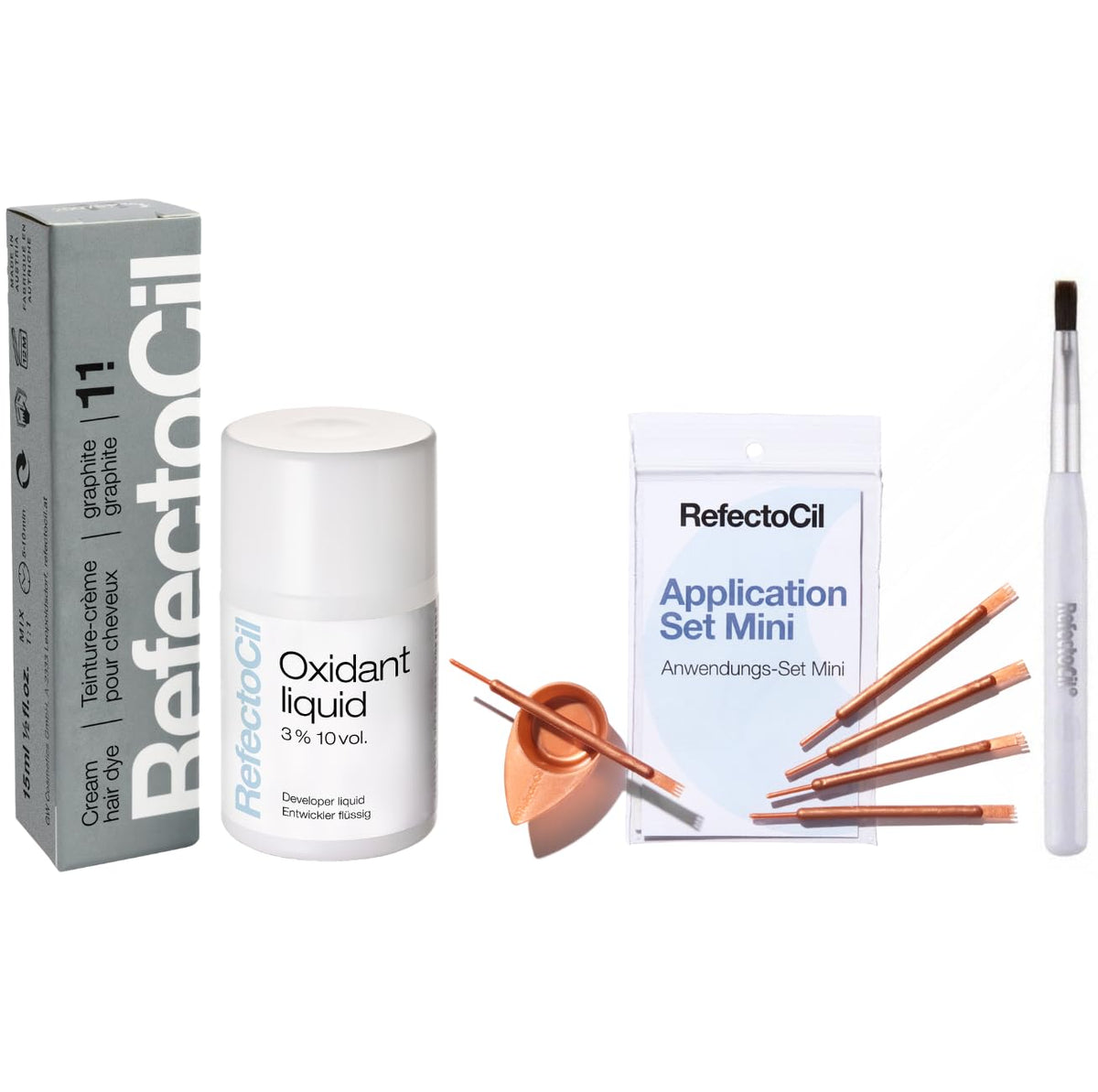 Refectocil Graphite – teinture crème pour gris naturel et discret.