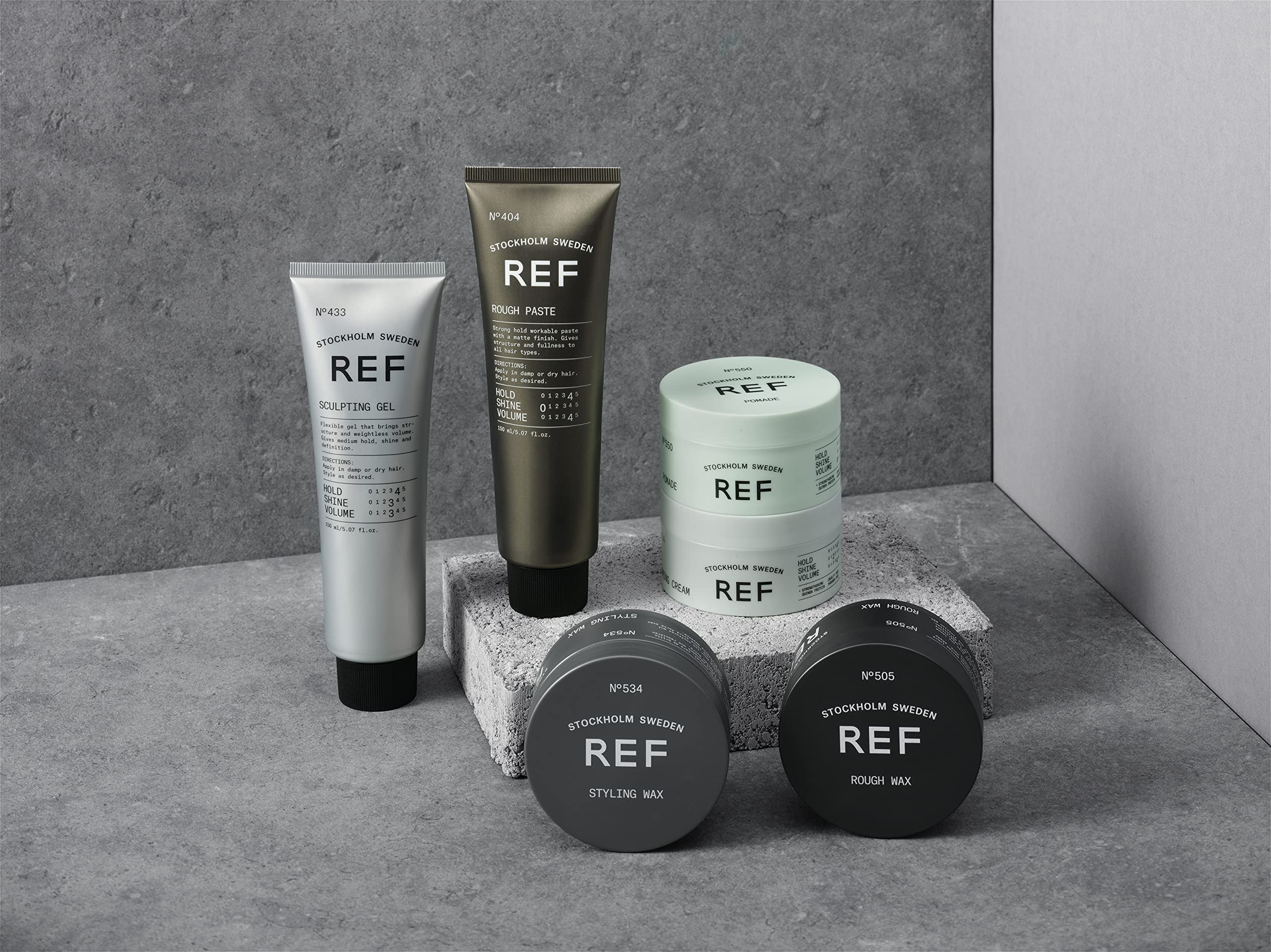 REF Sculpting Gel detail emballage met en valeur le produit