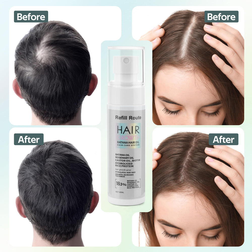 Refill Route spray Batana et romarin pour cheveux résistants