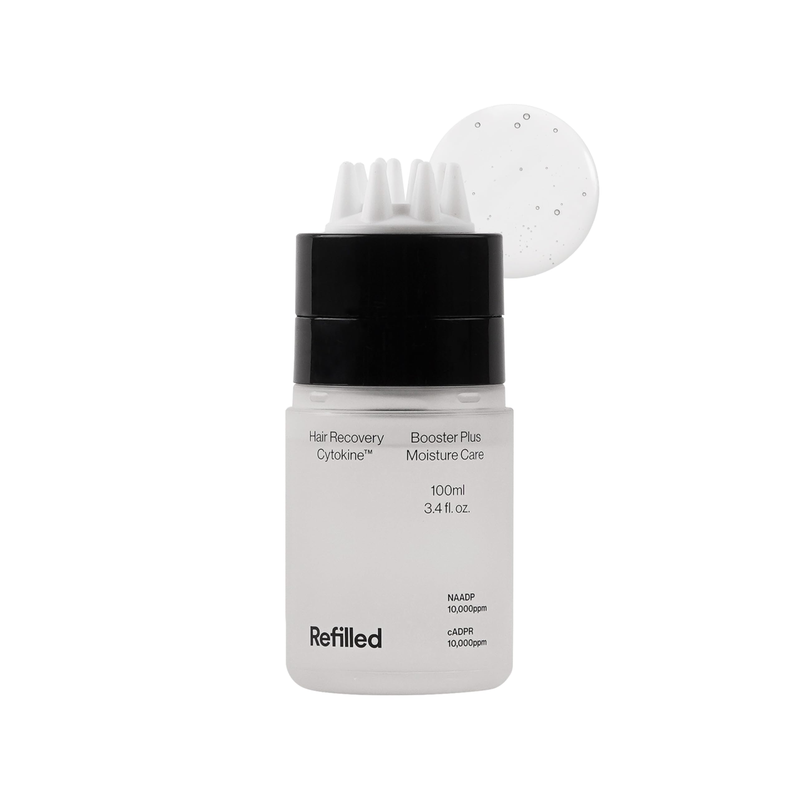 Refilled Booster Plus Moisture – flacon-application pour cuir chevelu hydraté et usage facile
