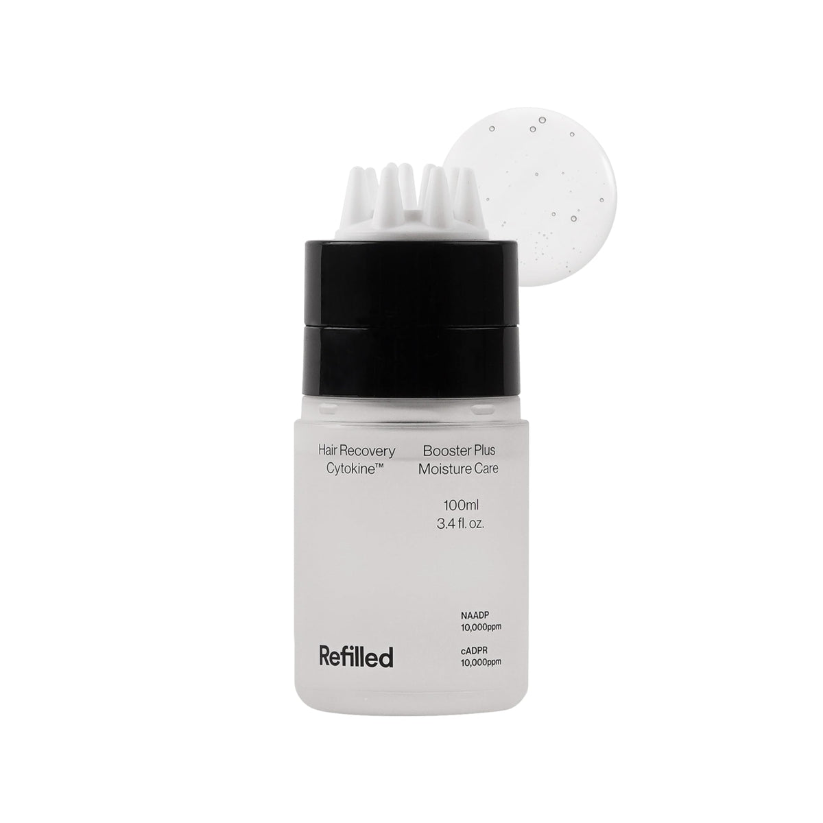 Refilled Booster Plus Moisture – flacon-application pour cuir chevelu hydraté et usage facile