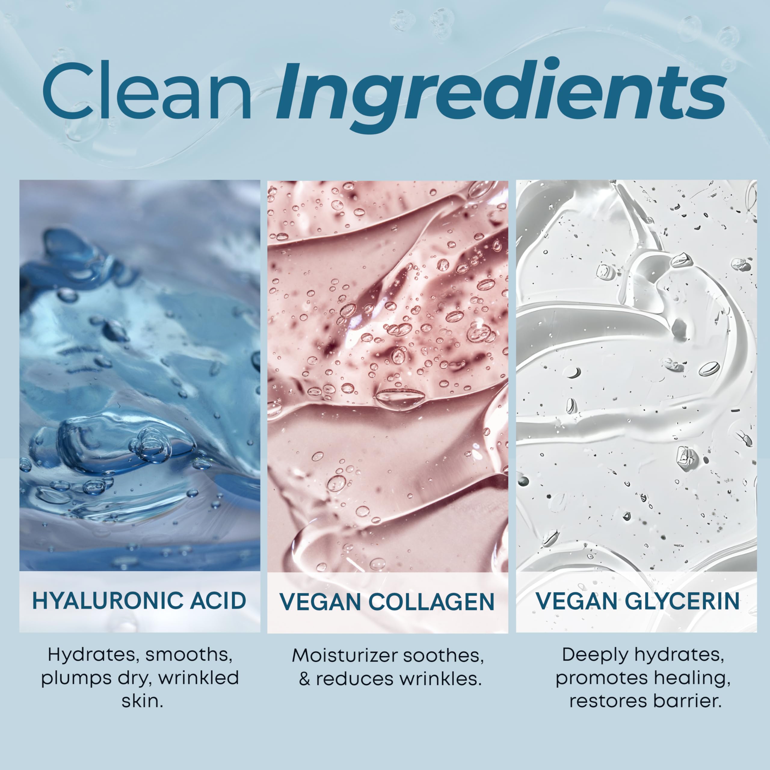 Refined Radiance – Peau sensible hydratée et douce après le lavage.