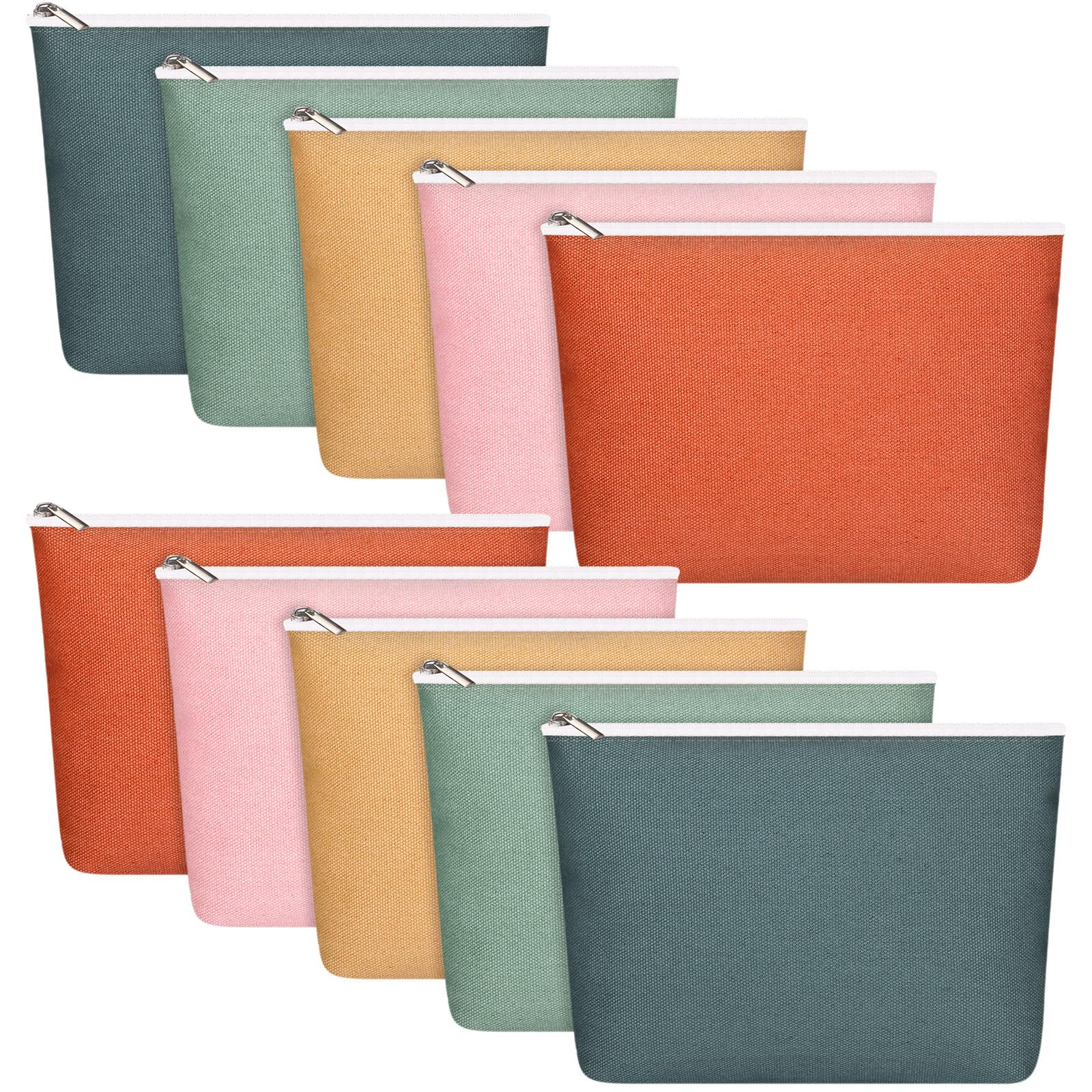 Reginary sac maquillage canvas Saint-Valentin boho, parfait pour voyager