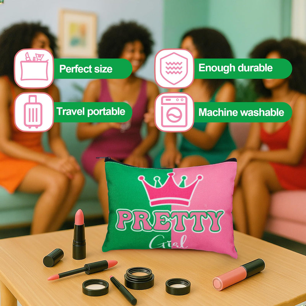 Pochette Reginary sororité usage quotidien: idéale pour cosmétiques et petits objets.