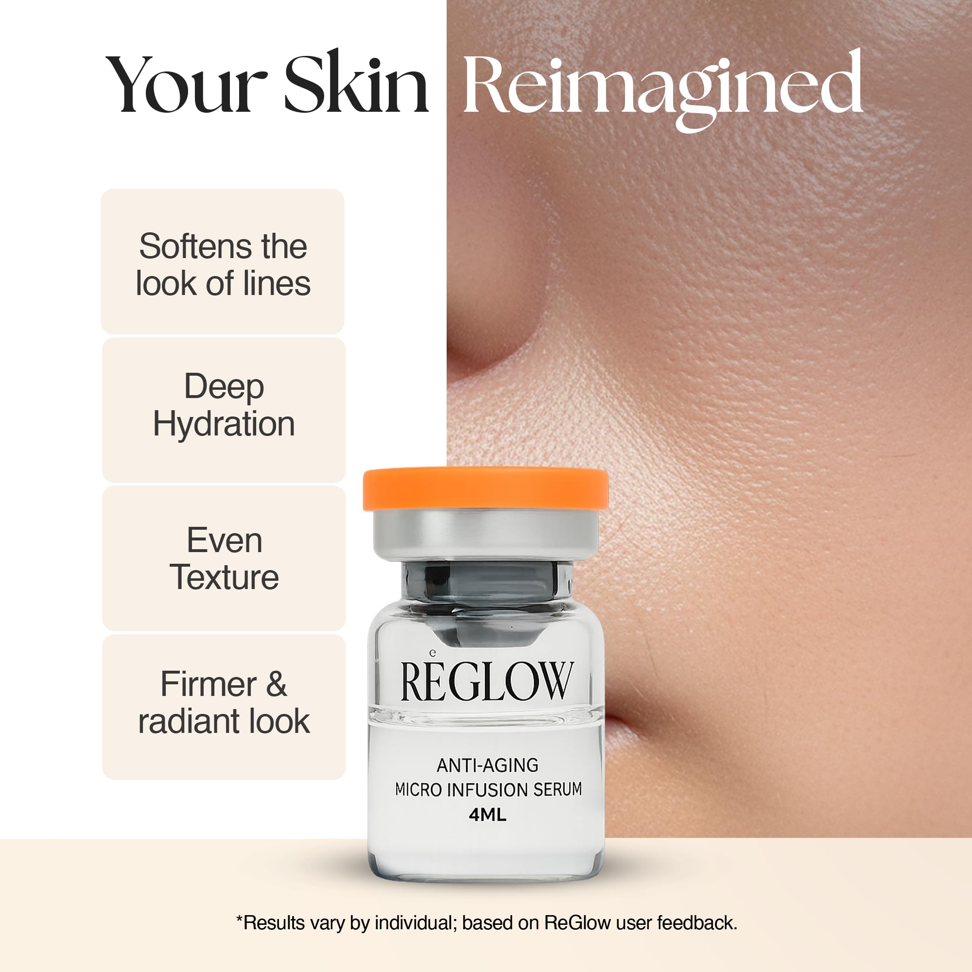 ReGlow hydratation profonde visage: teint lumineux et repulpé