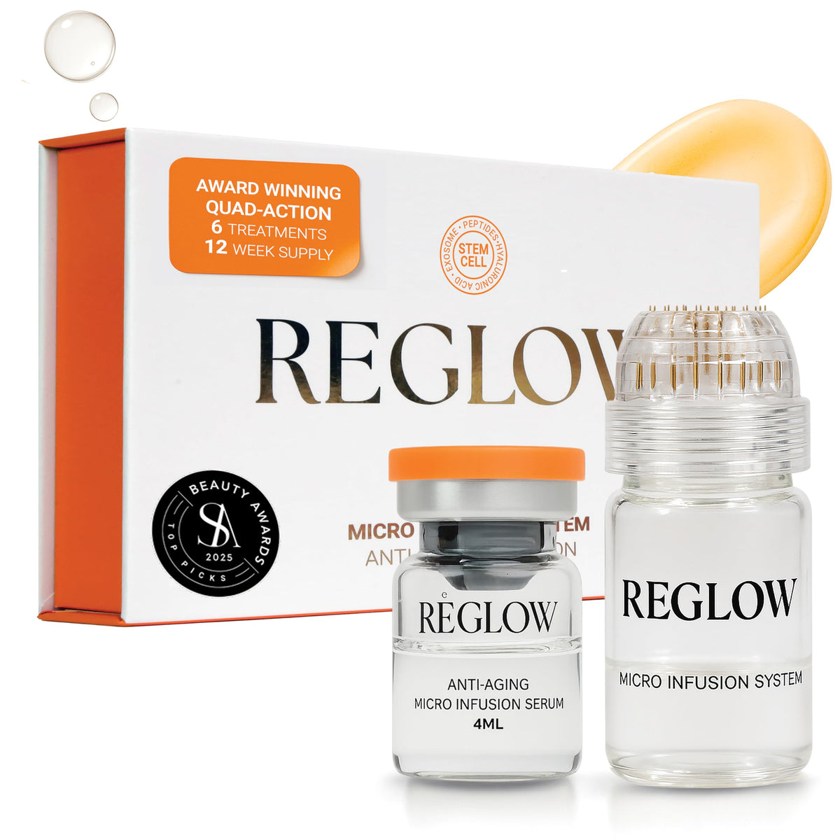 ReGlow système micro-infusion visage: absorption sérum améliorée