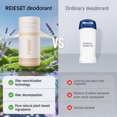 Alliance citron-lavande: Reieset déodorant, senteur vivifiante.