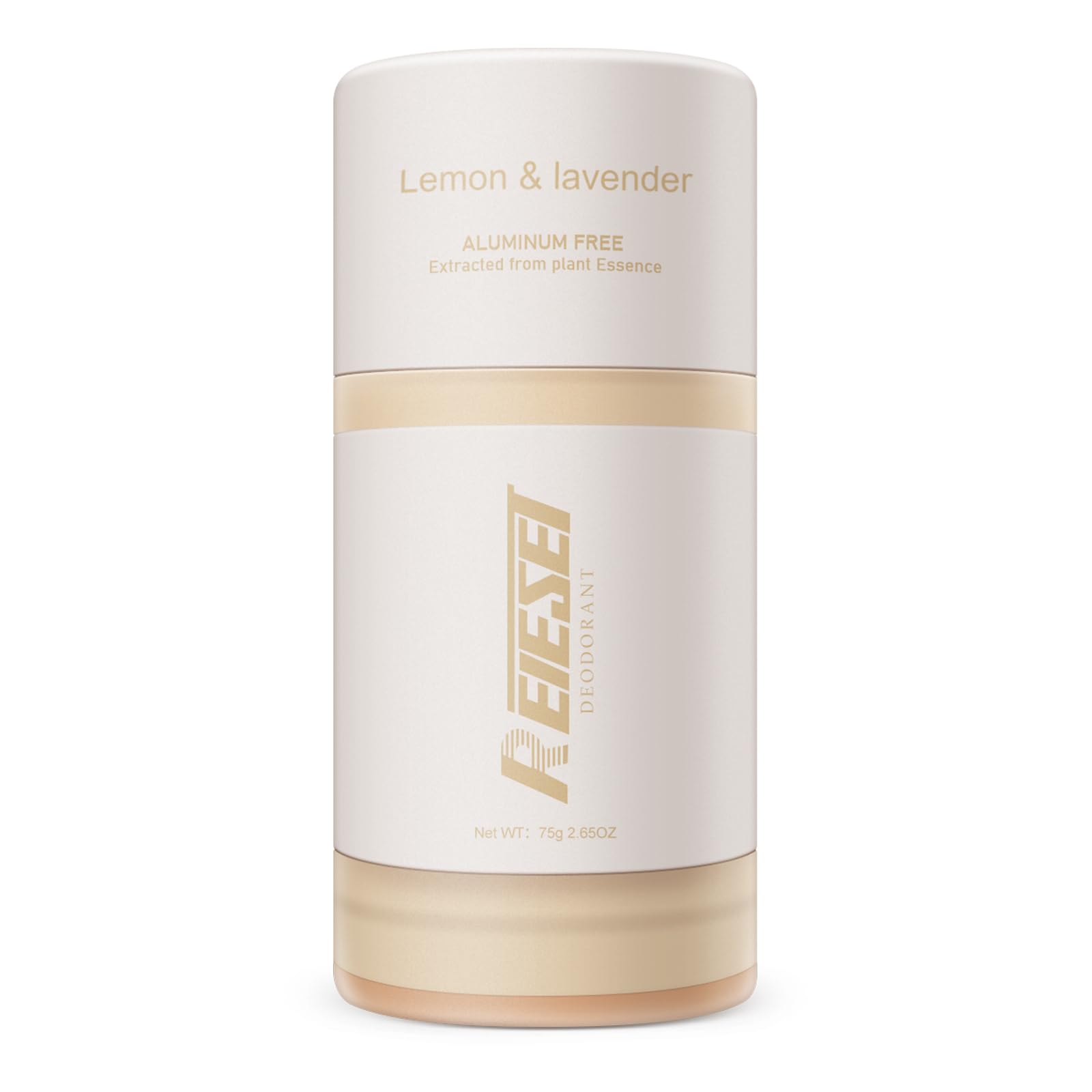 Reieset déodorant naturel, bouteille: parfum lavande et citron, fraîcheur durable.