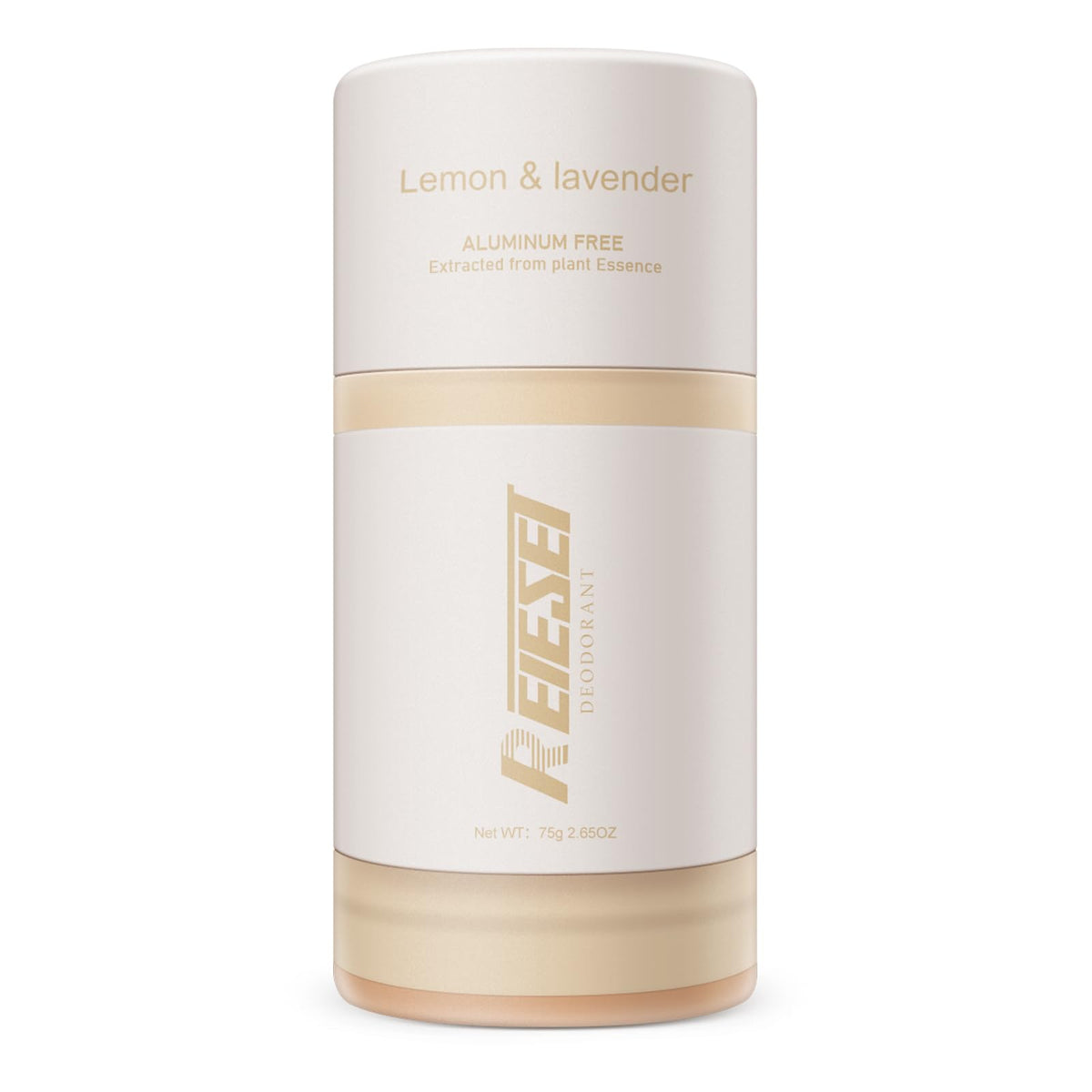 Reieset déodorant naturel, bouteille: parfum lavande et citron, fraîcheur durable.
