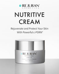 Texture satinée de la Crème Nutritive REJURAN sur la peau.