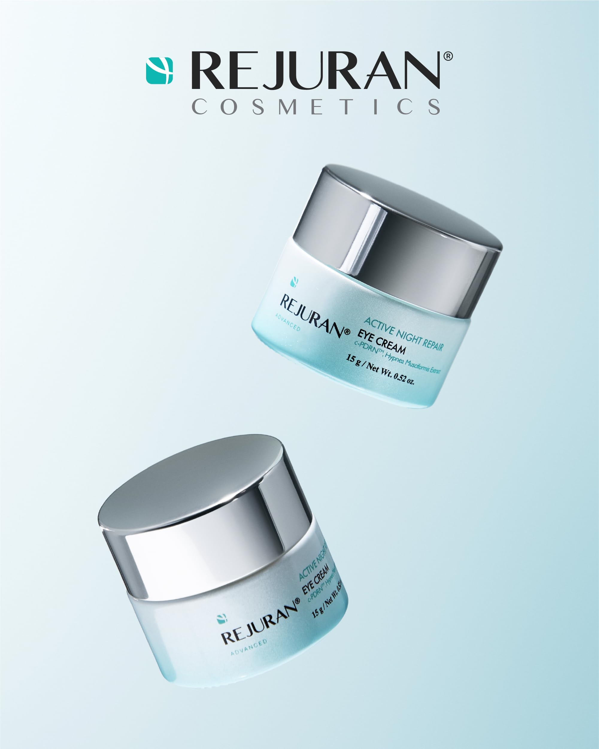 REJURAN Hydratation Contour Yeux – soin nocturne pour un regard frais et réveillé.