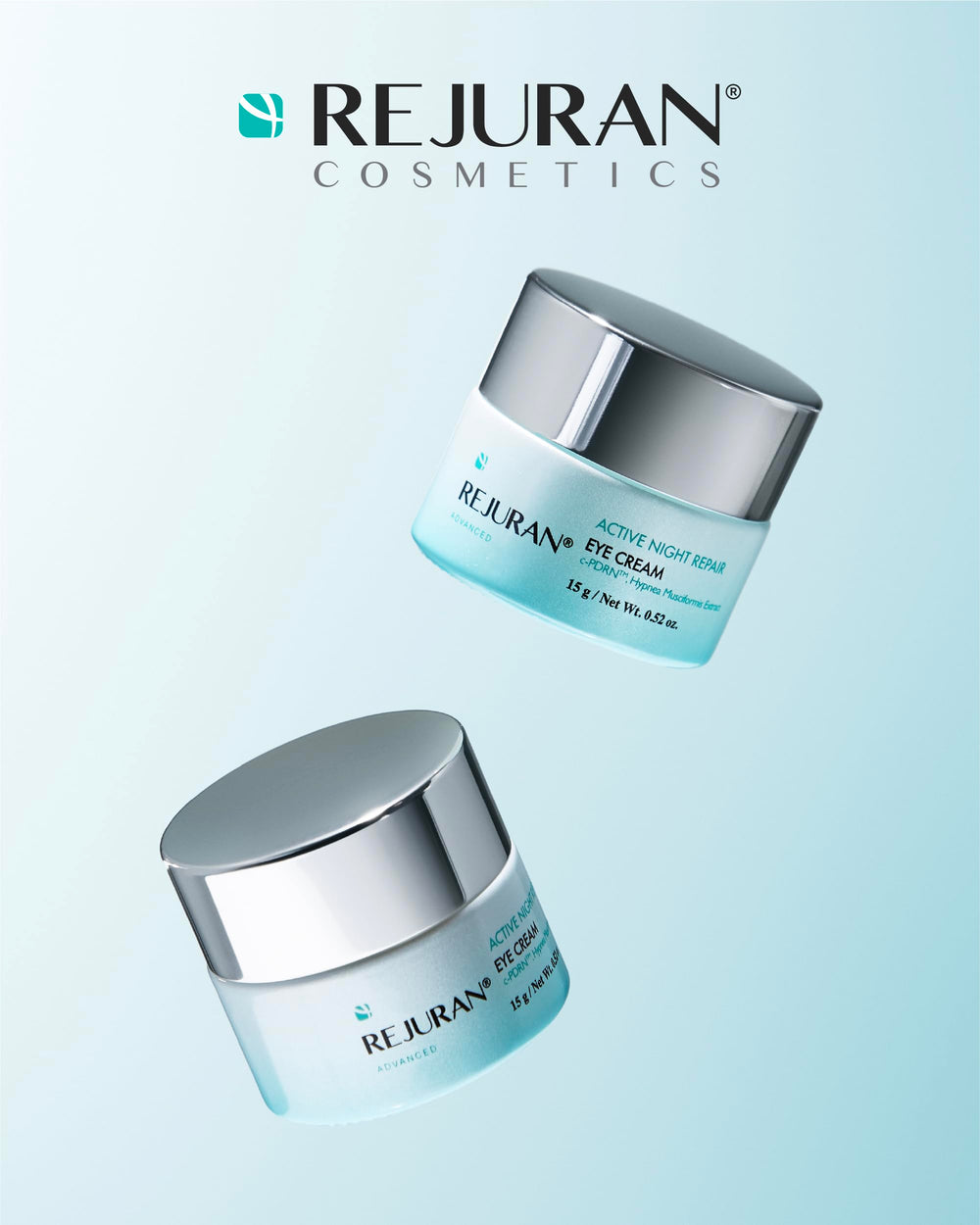 REJURAN Hydratation Contour Yeux – soin nocturne pour un regard frais et réveillé.
