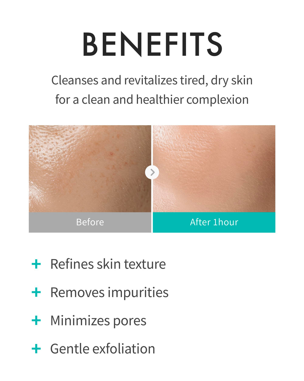 REJURAN Nettoyant Raffinant avec hyaluronique multi-poids procure une hydratation durable.