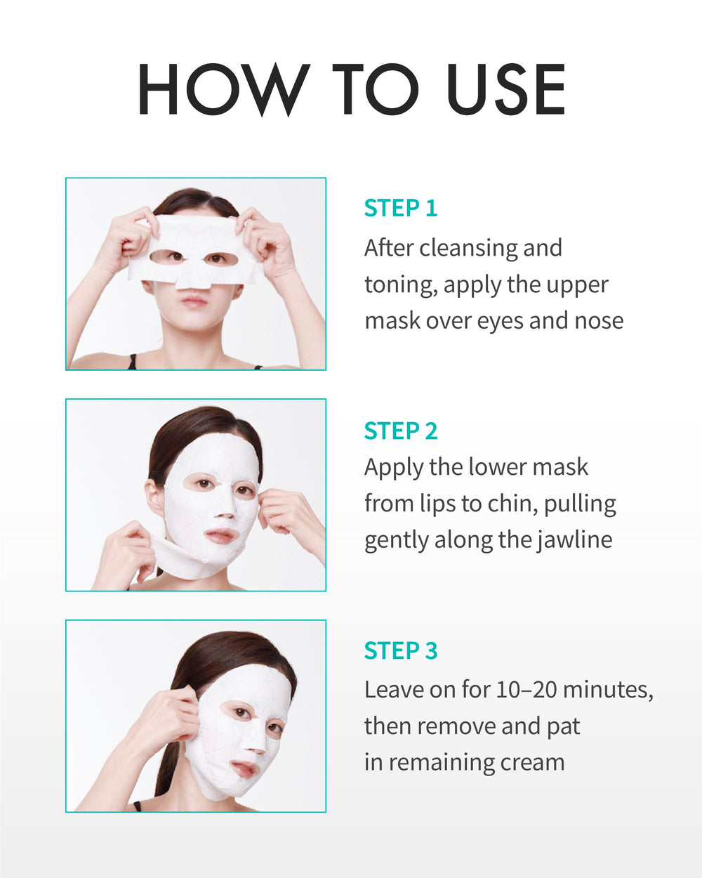 Effet potentiel sur le contour du visage après utilisation régulière du masque